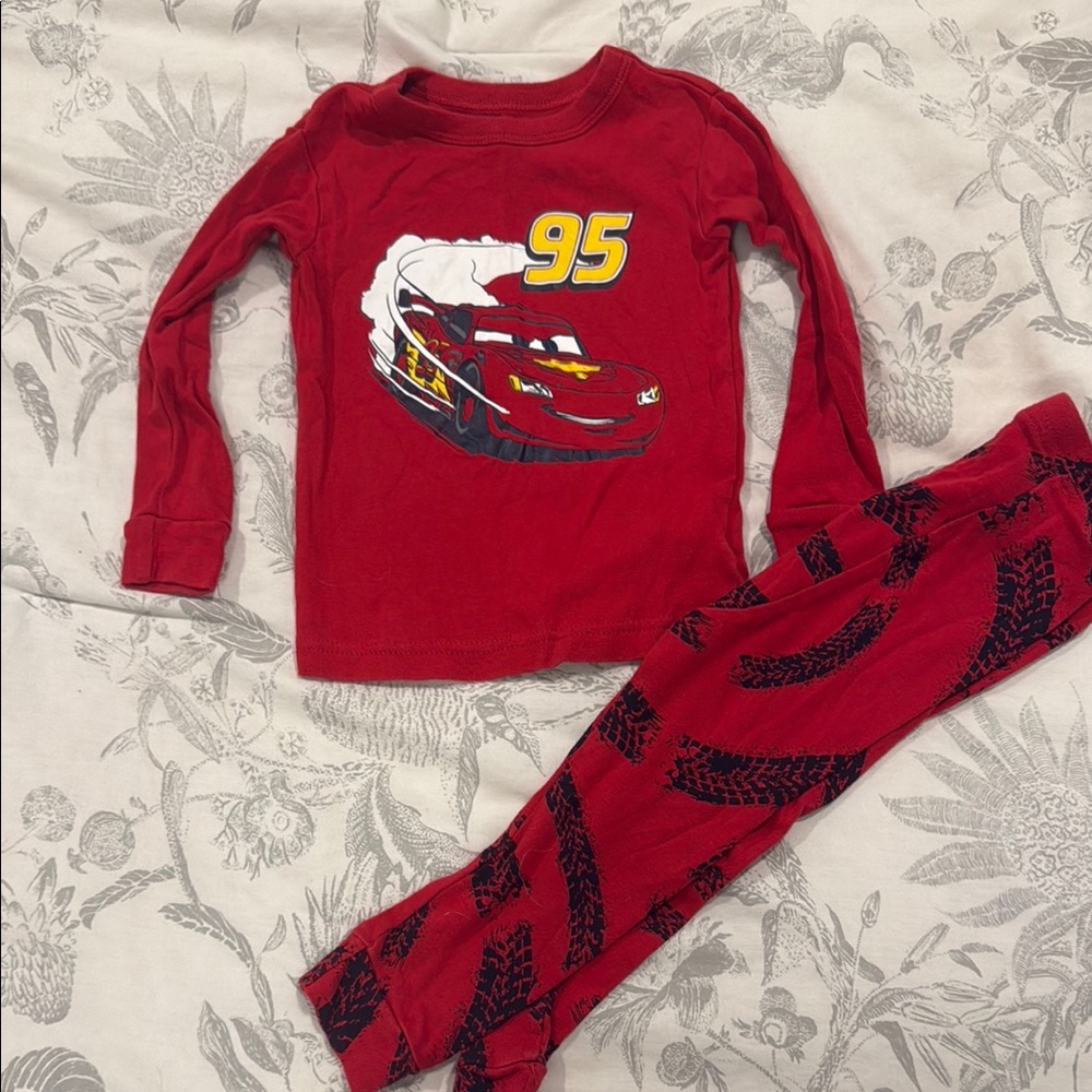 Red Lightning McQueen Pajama Set